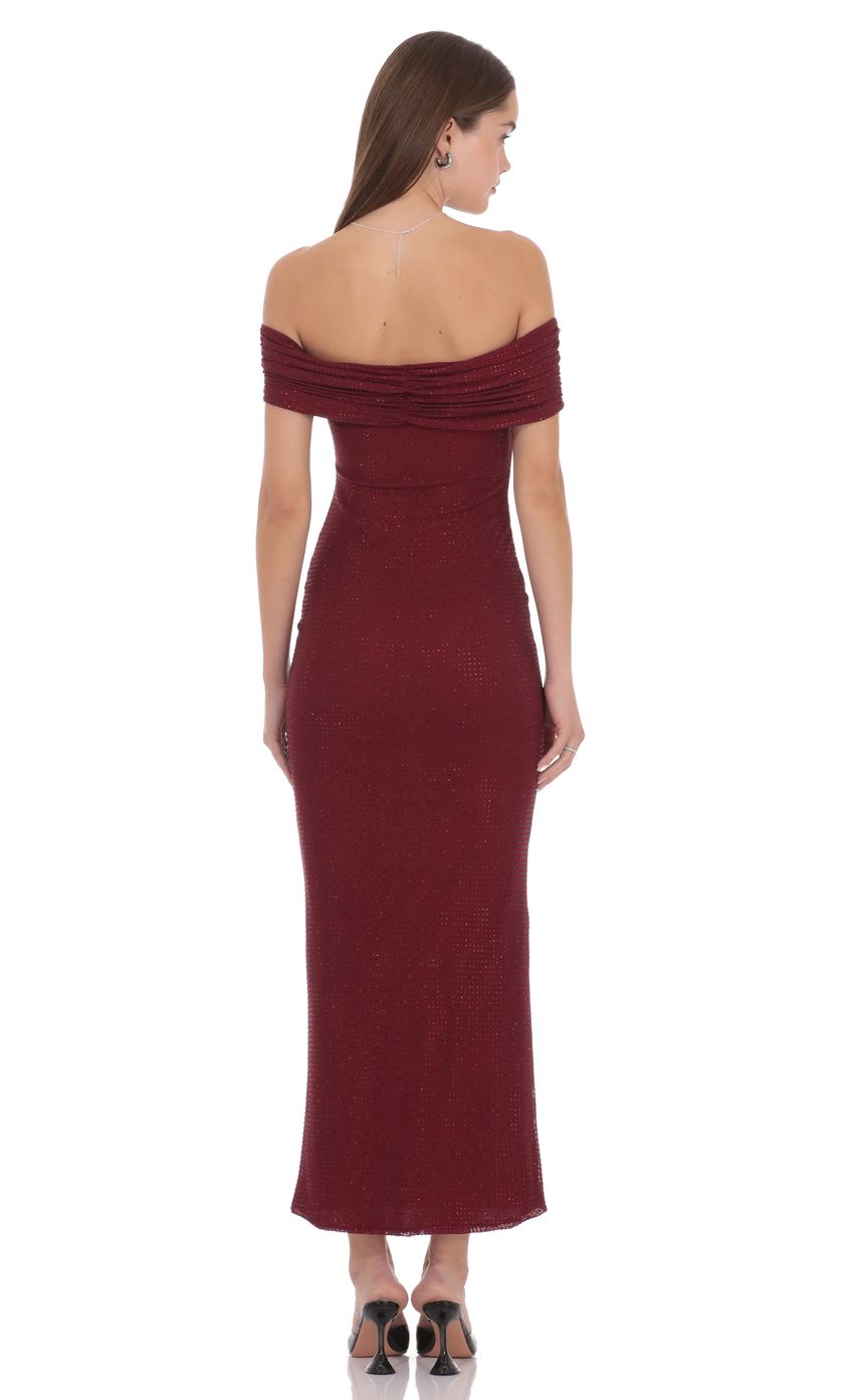 Glamorous Off-the-shoulder Cowl Neck Sweetheart Cutout Hotfix Rhinestone Ruched Stretch Jersey Bodycon Floor-length Evening Dresses