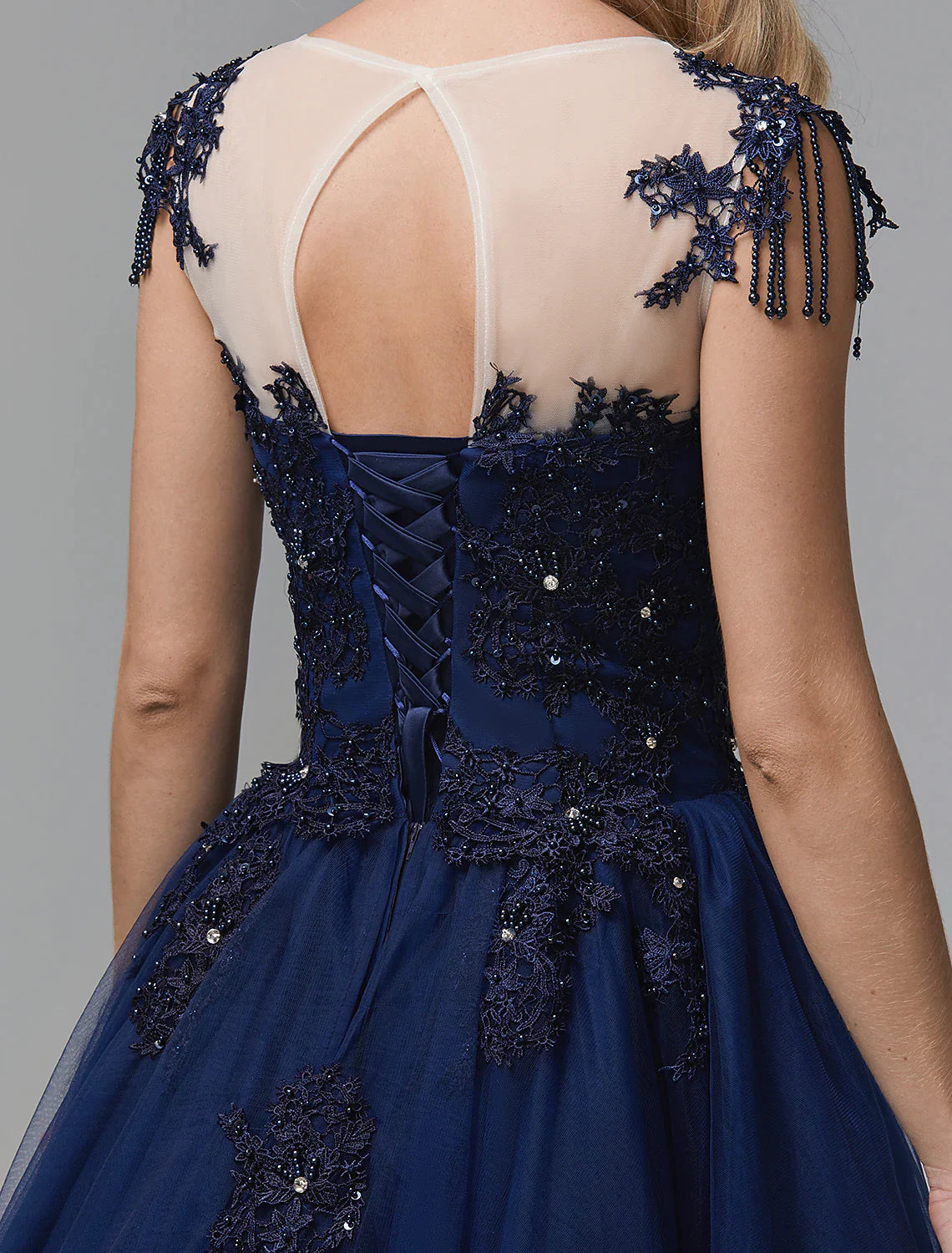 Ball Gown Prom Dresses Sparkle Dress Long Sleeve Off Shoulder Satin with Beading