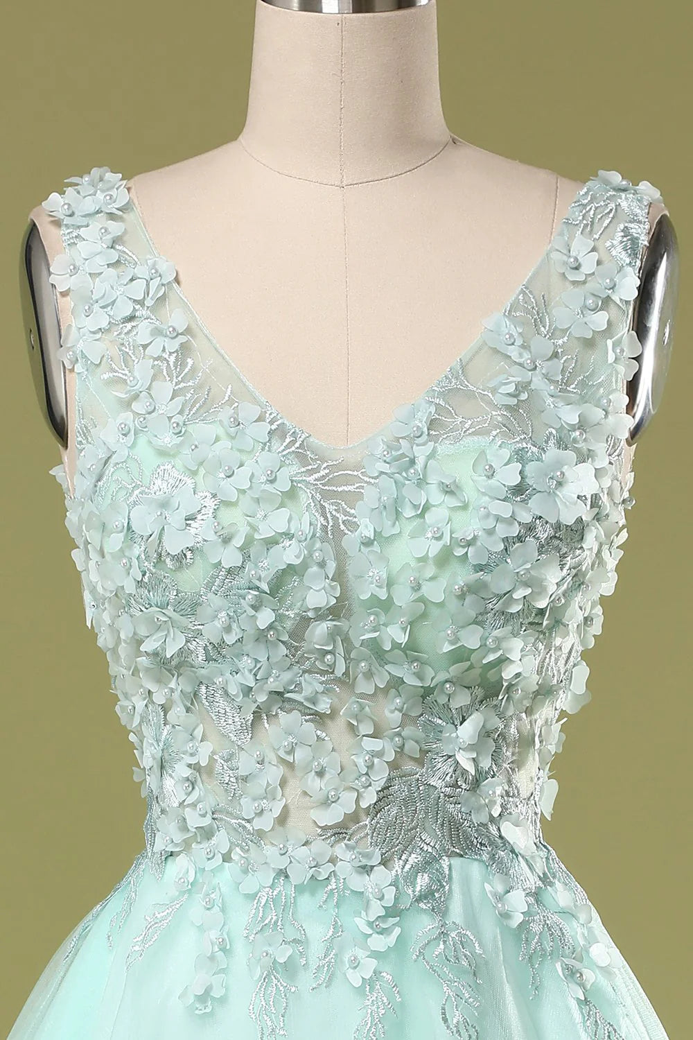 Mint Green Sticker Short Cocktail Dresses