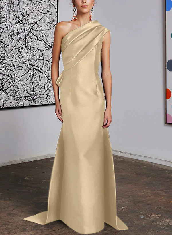 Tight fit/straight shoulder mother of the bride dress