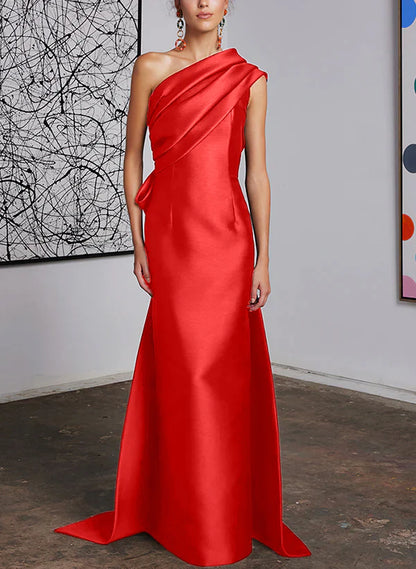 Tight fit/straight shoulder mother of the bride dress