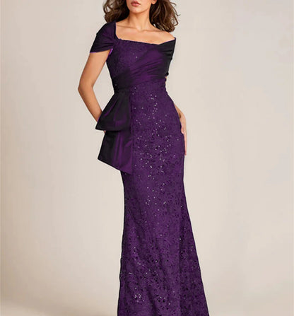 Speaker/Mermaid Off Shoulder Lace Mother of the bride dress