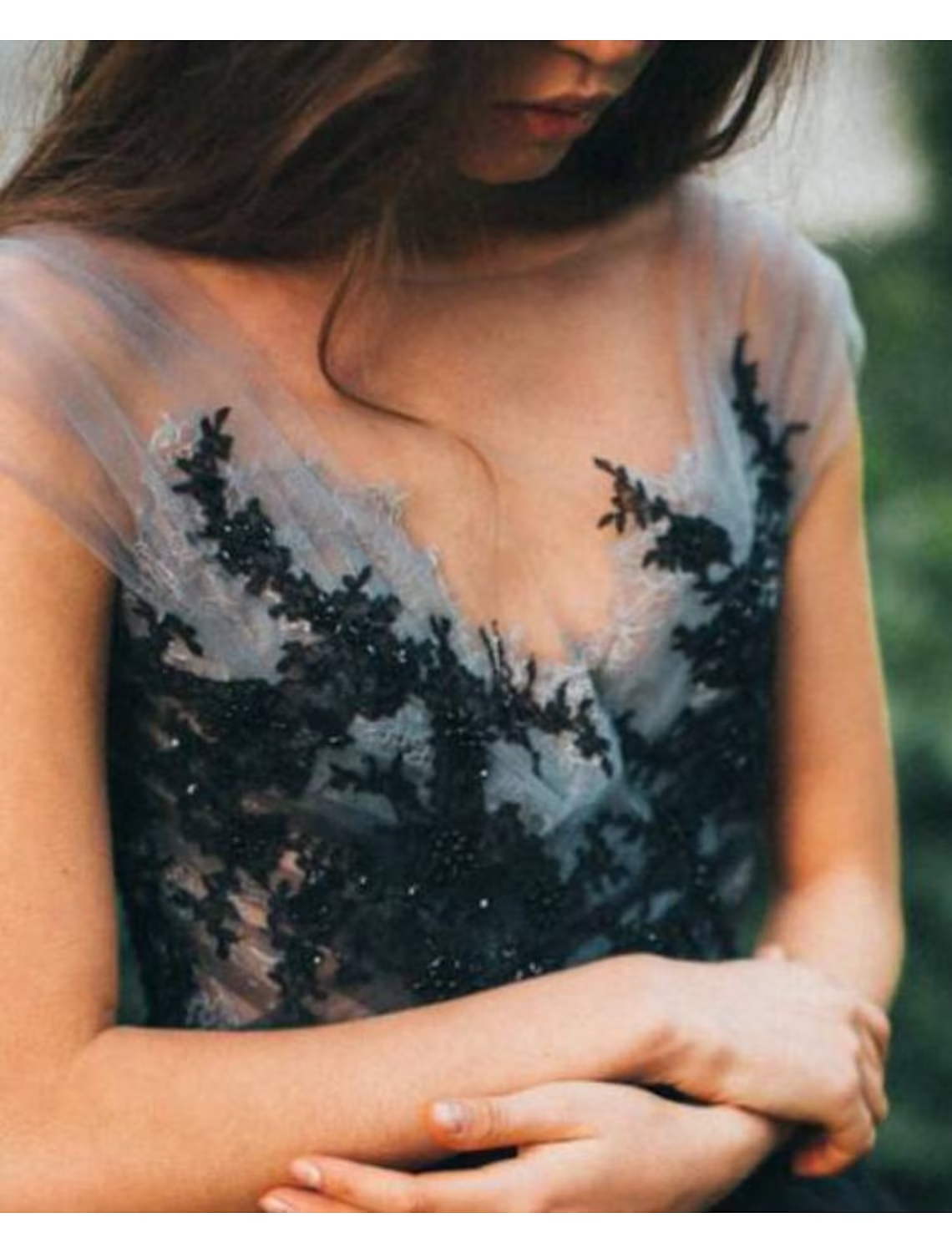 Ball Gown Evening Gown Color Block Dress Engagement Sleeveless V Neck Tulle V Back with Pleats Appliques