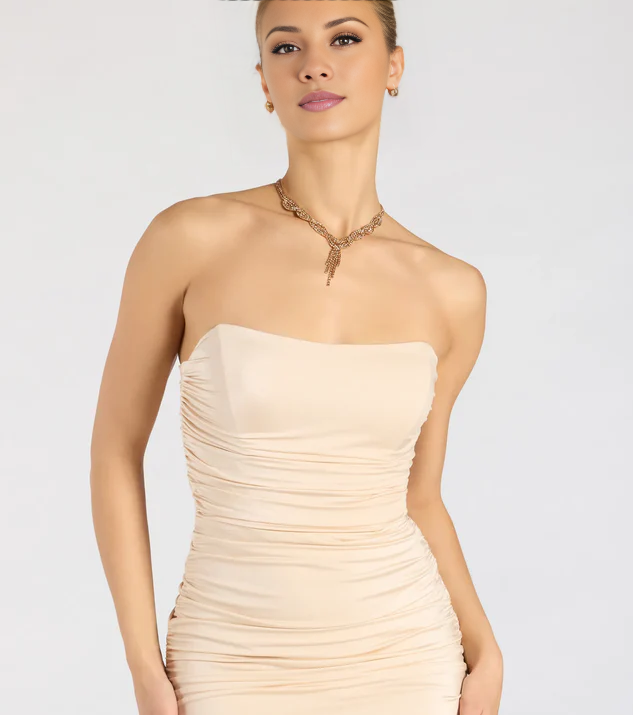 LD off shoulder collar sleeveless backless lace up back and floor length Prom dress