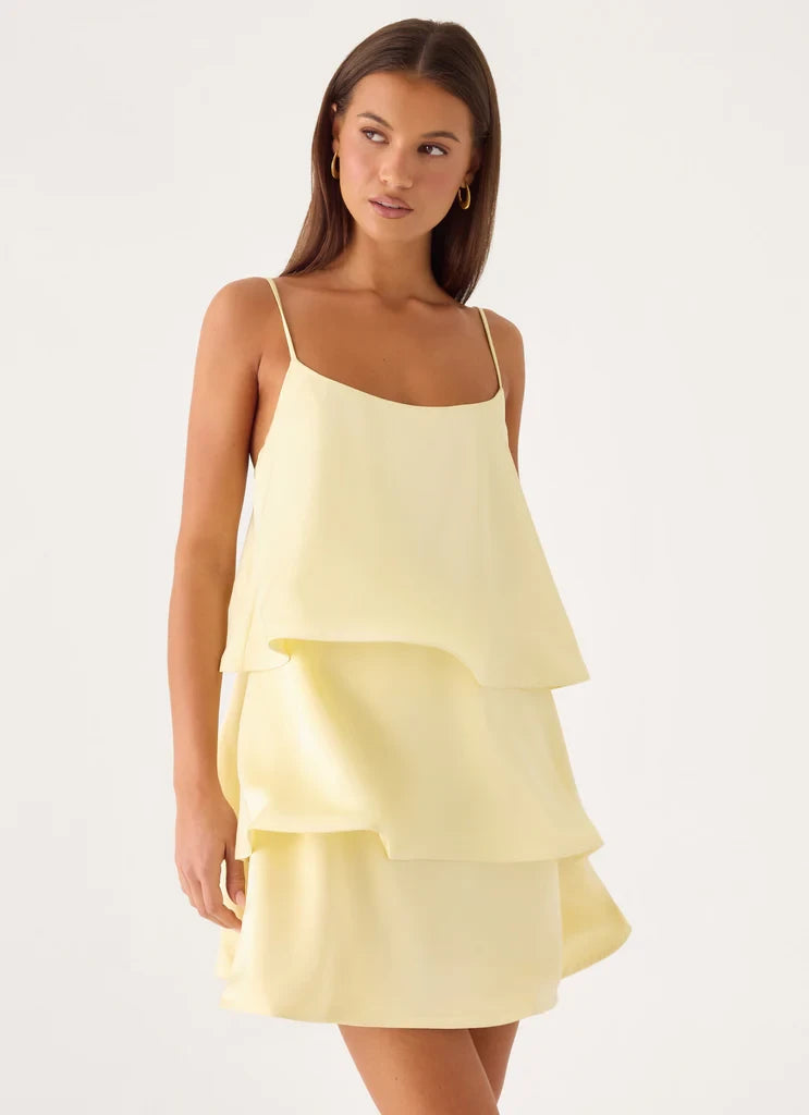 Charming Satin A-Line Scoop Neck Spaghetti Strap Low Back Mini Homecoming Dresses