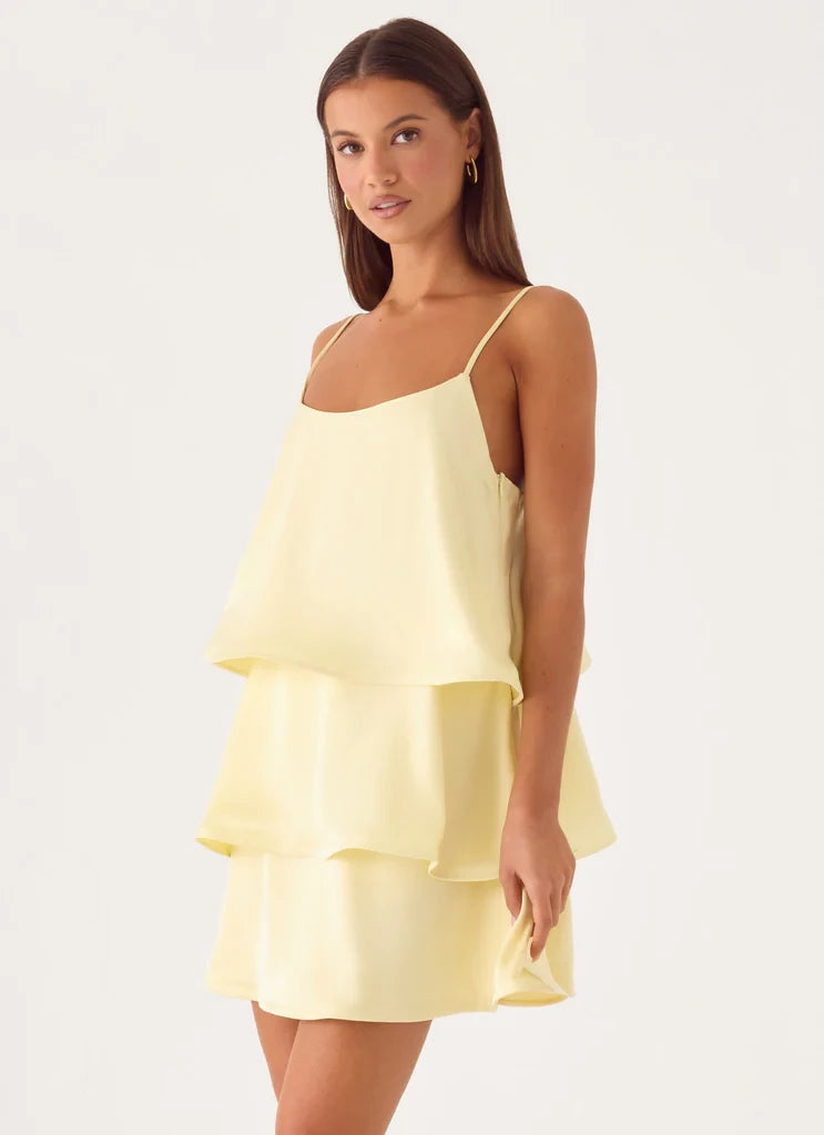 Charming Satin A-Line Scoop Neck Spaghetti Strap Low Back Mini Homecoming Dresses