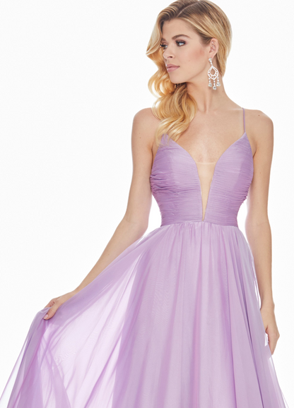 Chic A-Line Strapless Sleeveless Bow High-Low Yellow Prom Dresses Women Gown