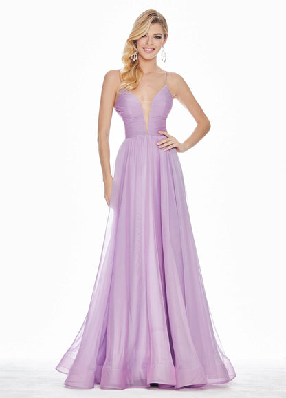 Chic A-Line Strapless Sleeveless Bow High-Low Yellow Prom Dresses Women Gown