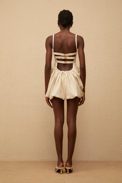 Chic Satin Sheath Square Neck Sleeveless Strappy Open Back Mini Length Homecoming Dresses