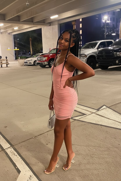Chic Satin Sheath Sweetheart Tie-Strap Sleeveless Tie-Back Mini Homecoming Dresses