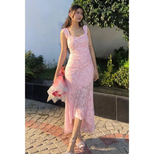 Delicate Lace Mermaid With Sleeves Off-Shoulder Sweetheart Ruched Back High-Low Hem Prom Dresses