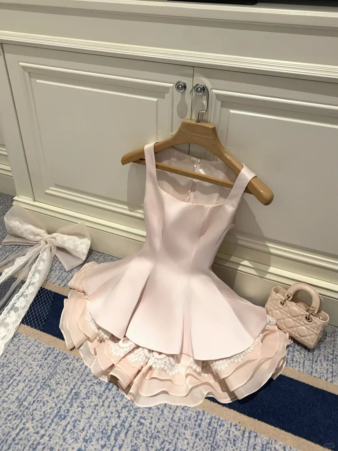 Delicate Satin A-Line Square Neck Sleeveless Zipper Back Ruffled Mini Homecoming Dresses