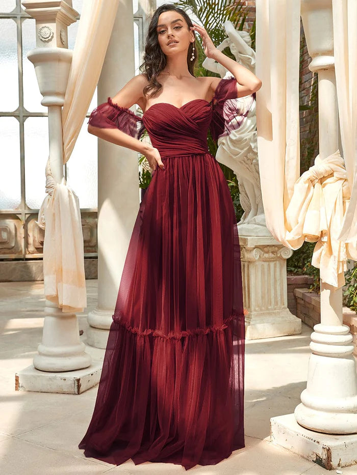 sweetheart neck off shoulder pleated party dress Leely Women A Line Chiffon Sweetheart Mini Little White Dress with Ruffles Off the Shoulder Pleated Bridal Shower Dress