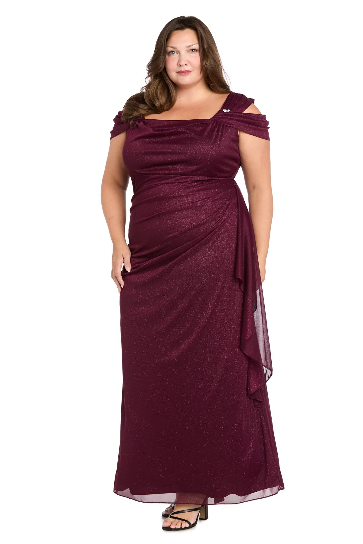 Elegant High Neck Sleeveless Flowy A-Line Floor-Length Evening Dresses