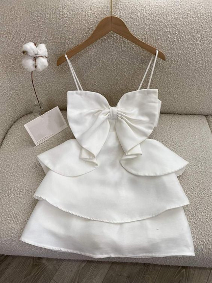 Elegant A-Line Sweetheart Spaghetti Strap Zipper Back Mini Tiered Homecoming Dresses