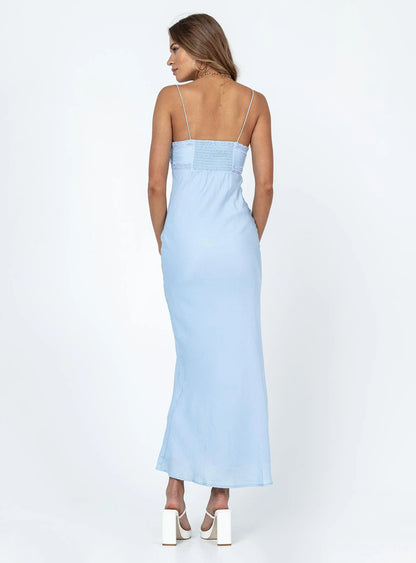 Ethereal Sweetheart Neck Spaghetti Strap Satin Mermaid Evening Dress with Smocked Back