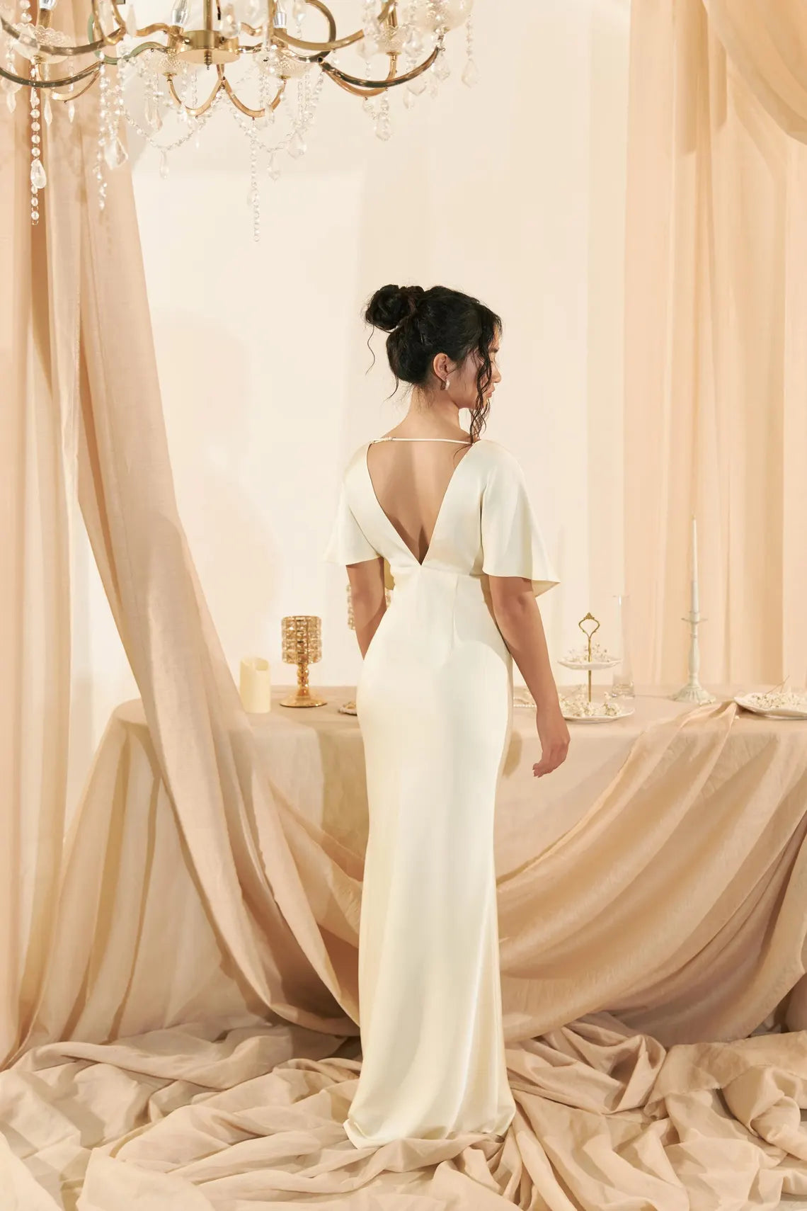 Exquisite Mermaid Boat Neck Sleeveless Button Closure Floor-Length Evening Dress for Formal Events and Special Occasions