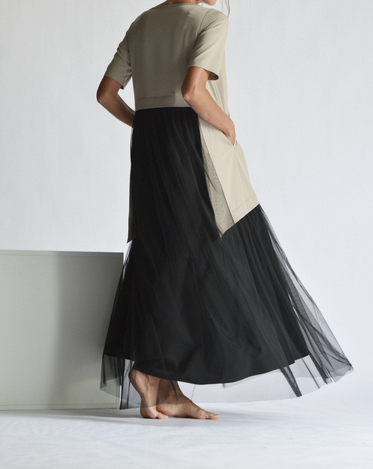Gorgeous Satin A-Line Off-the-Shoulder Sleeveless Open Back Floor Length Evening Dress