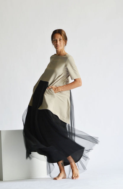 Gorgeous Satin A-Line Off-the-Shoulder Sleeveless Open Back Floor Length Evening Dress