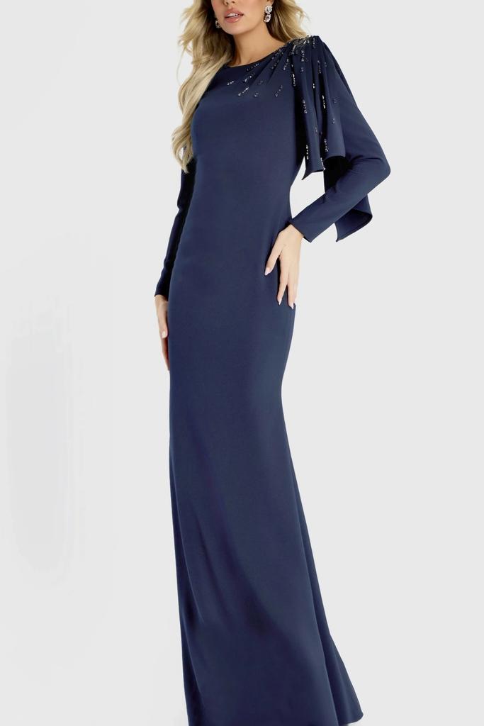 Gorgeous Satin Mermaid V Neck Sleeveless Ruched Back Slit Floor Length Formal Evening Party Dress