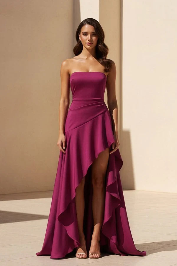 Graceful Satin Sheath Cowl Neck Spaghetti Straps Lace-up Back Floor-length Evening Dresses