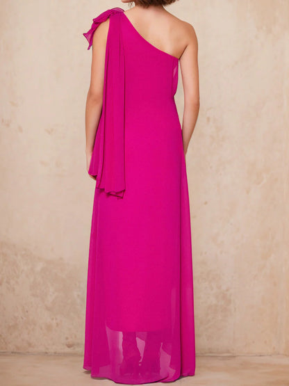 A-line/Princess One shoulder Split Mother of the bride dress