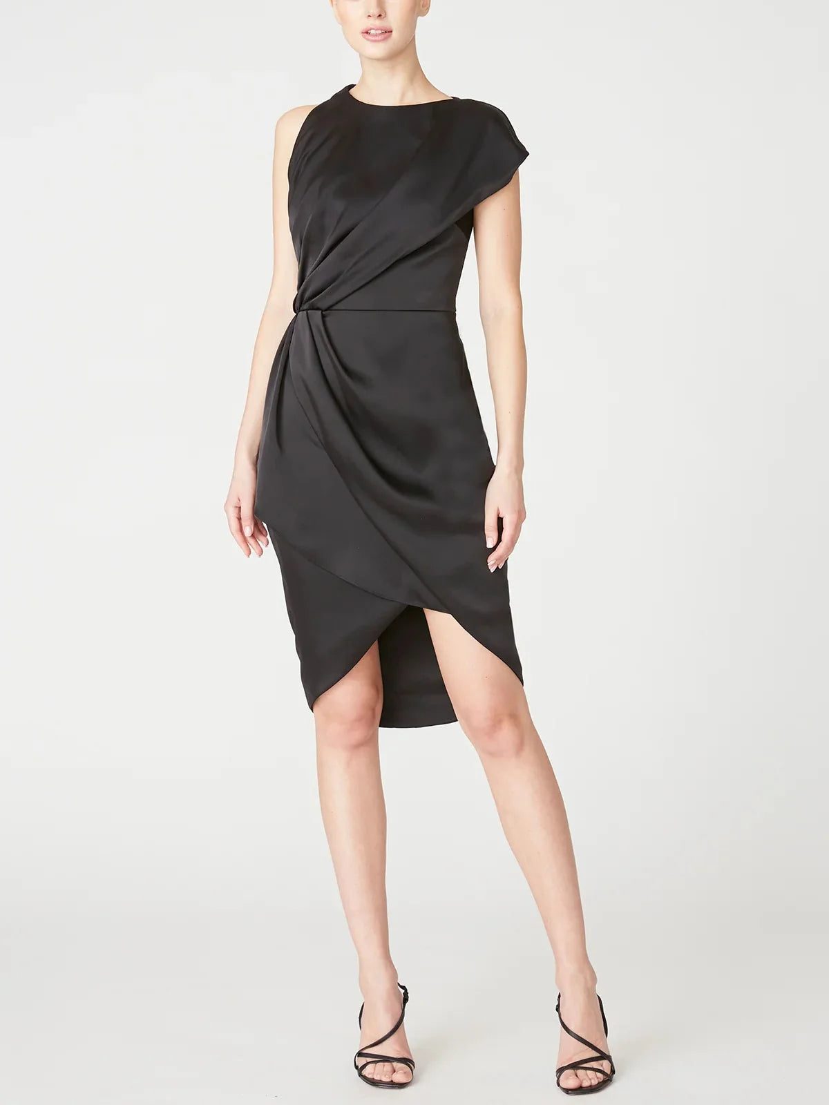 A-word/Princess Spoon Sleeveless Knee Length Mother of the bride dress