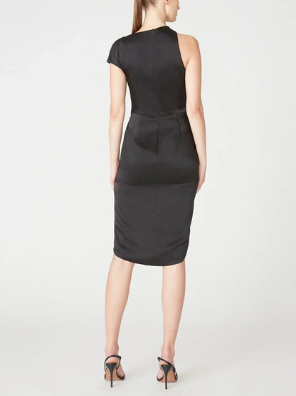A-word/Princess Spoon Sleeveless Knee Length Mother of the bride dress