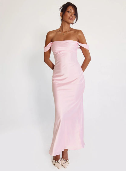 Romantic Square Neck Satin Mermaid Evening Dress with Convertible Straps