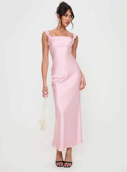 Romantic Square Neck Satin Mermaid Evening Dress with Convertible Straps