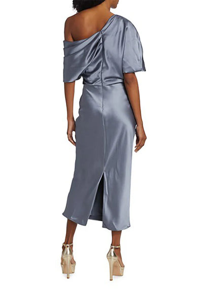 Tight fit/straight shoulder mother of the bride dress