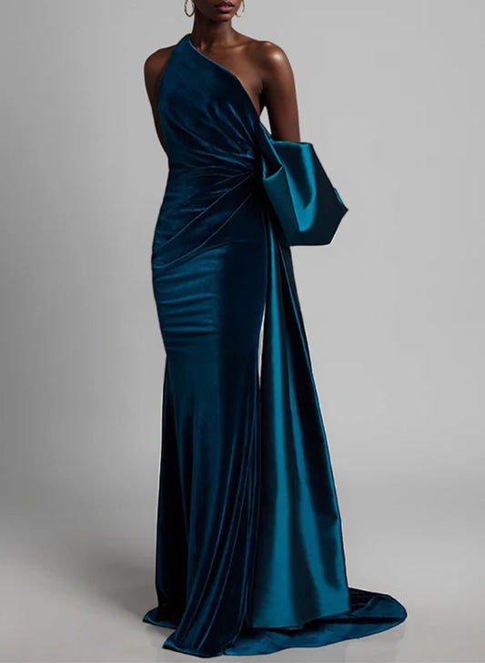 Tight fit/straight shoulder mother of the bride dress