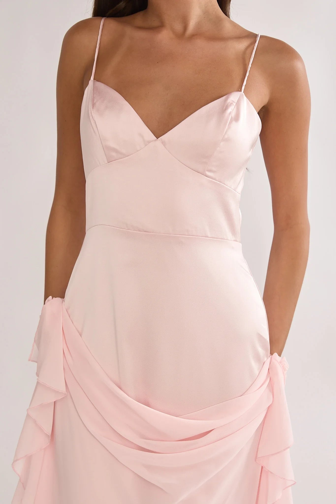 Simple Satin Sheath Sweetheart Neck Sleeveless Lace-Up Back Floor-Length Prom Dresses
