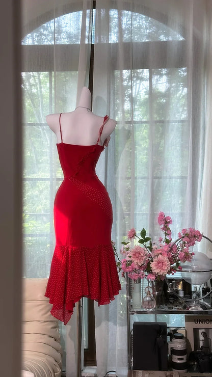 Vibrant Chiffon A-Line Sweetheart Neck Asymmetrical Strap Plain Back Asymmetrical Mini Length Homecoming Dresses