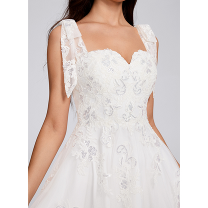 White Convertible Off The Shoulder Lace Sequin Homecoming Dress With Corset Back