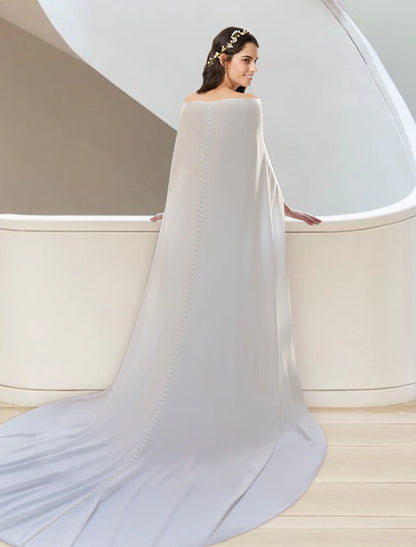 Formal Fall Wedding Dresses Two Piece Sweetheart Strapless Court Train Stretch Fabric Bridal Gowns With Sashes / Ribbons  Summer Wedding Party Women‘s Clothing