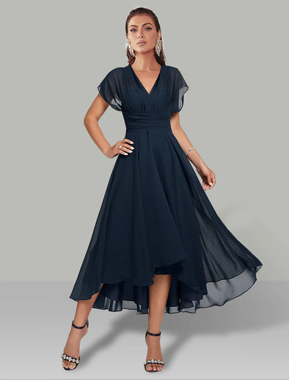A-Line Blue Wedding Guest Dresses Convertible Infinity Mother Of The B – LD Dress
