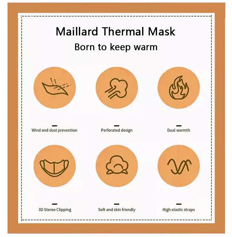 LD-Maillard Mask Autumn/Winter Warm Mask Riding Windproof and Cold Keeping Mask(1 piece)